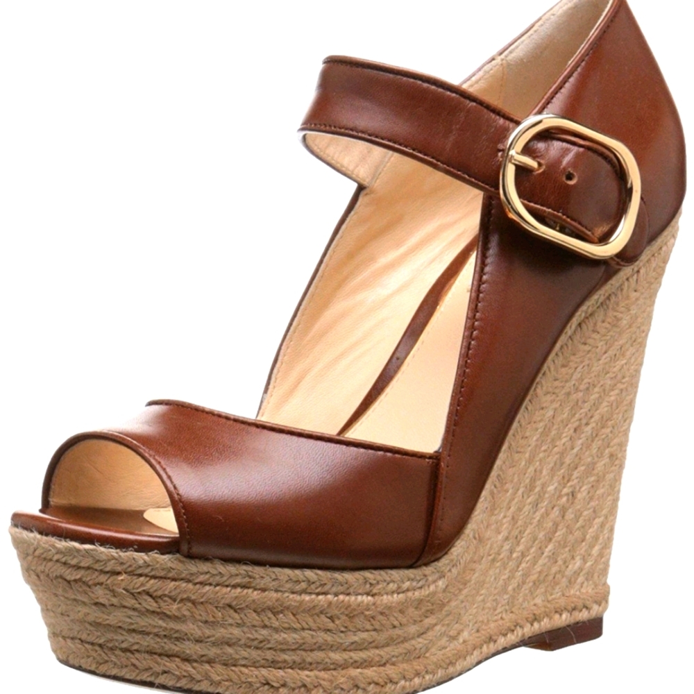 Rachel Zoe Garance-Vachetta Wedge Sandals